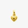 Pendentif cœur bombé or jaune 750 ‰ 5 x 10 mm SO OR