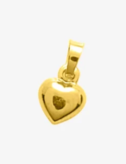 Pendentif cœur bombé or jaune 750 ‰ 5 x 10 mm SO OR