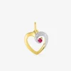 Pendentif cœur en or et rubis SO OR