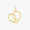 Pendentif cœur fantaisie or jaune 375‰ SO OR