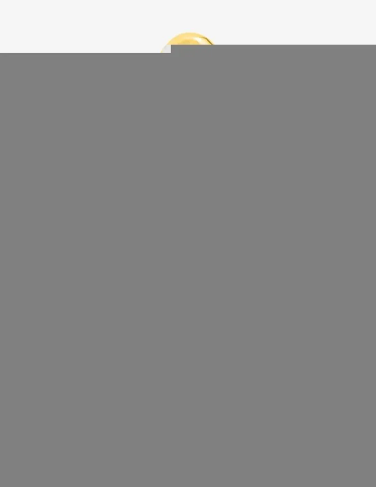 Pendentif cœur graphique plaqué or SO OR