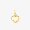 Pendentif cœur or jaune 375 ‰ SO OR