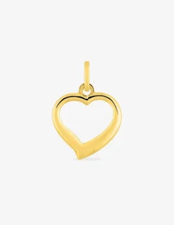 Pendentif cœur or jaune 375 ‰ SO OR