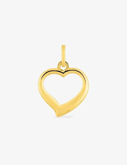 Pendentif cœur or jaune 375 ‰ SO OR