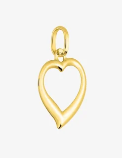 Pendentif cœur or jaune 375 ‰ SO OR