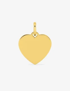 Pendentif cœur or jaune 750 ‰ SO OR