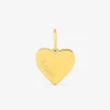 Pendentif cœur plaqué or gravé "je t'aime" SO OR