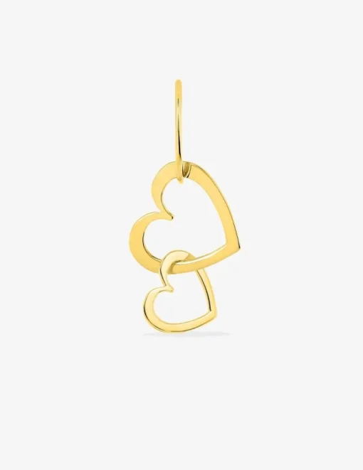 Pendentif cœur plaqué or SO OR