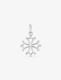 Pendentif en argent gris rhodié 925‰ motif régional Occitanie SO OR
