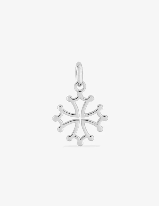 Pendentif en argent gris rhodié 925‰ motif régional Occitanie SO OR