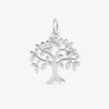 Pendentif en argent gris rhodié 925‰ motif arbre de vie découpes SO OR