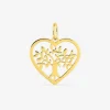 Pendentif  en forme de cœur or jaune 375 ‰ avec motif "arbre de vie" SO OR