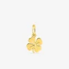Pendentif en or jaune 375 ‰, motif trèfle SO OR