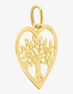 Pendentif en or jaune 750‰ motif cœur et arbre de vie SO OR