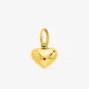 Pendentif fantaisie cœur bombé or jaune 750 ‰ SO OR