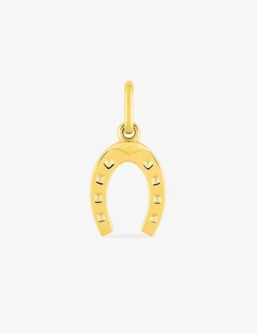 Pendentif fer à cheval or jaune 750 ‰ SO OR