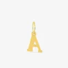 Pendentif initiale A en or jaune 750 ‰ SO OR