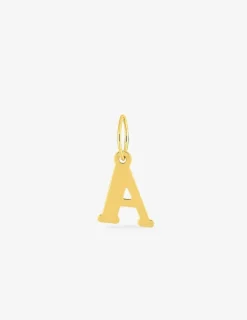 Pendentif initiale A en or jaune 750 ‰ SO OR