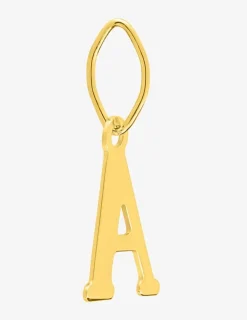 Pendentif initiale A en or jaune 750 ‰ SO OR