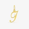 Pendentif initiale I plaqué or SO OR