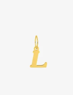 Pendentif initiale L en or jaune 750 ‰ SO OR