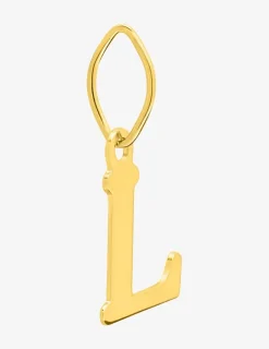 Pendentif initiale L en or jaune 750 ‰ SO OR