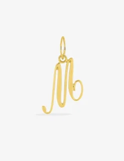 Pendentif initiale M plaqué or SO OR