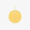 Pendentif jeton en or jaune 375 ‰ SO OR