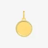 Pendentif jeton en or jaune 375 ‰ SO OR