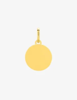 Pendentif jeton en or jaune 375 ‰ SO OR