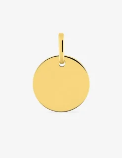 Pendentif jeton or jaune 750 ‰ SO OR