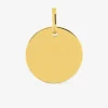 Pendentif jeton or jaune 750 ‰ 18 x 25 mm SO OR