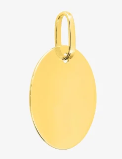 Pendentif jeton or jaune 750 ‰ 18 x 25 mm SO OR