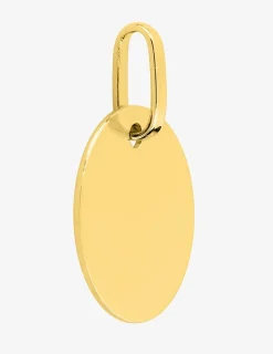 Pendentif jeton or jaune 750 ‰  15 x 20 mm SO OR
