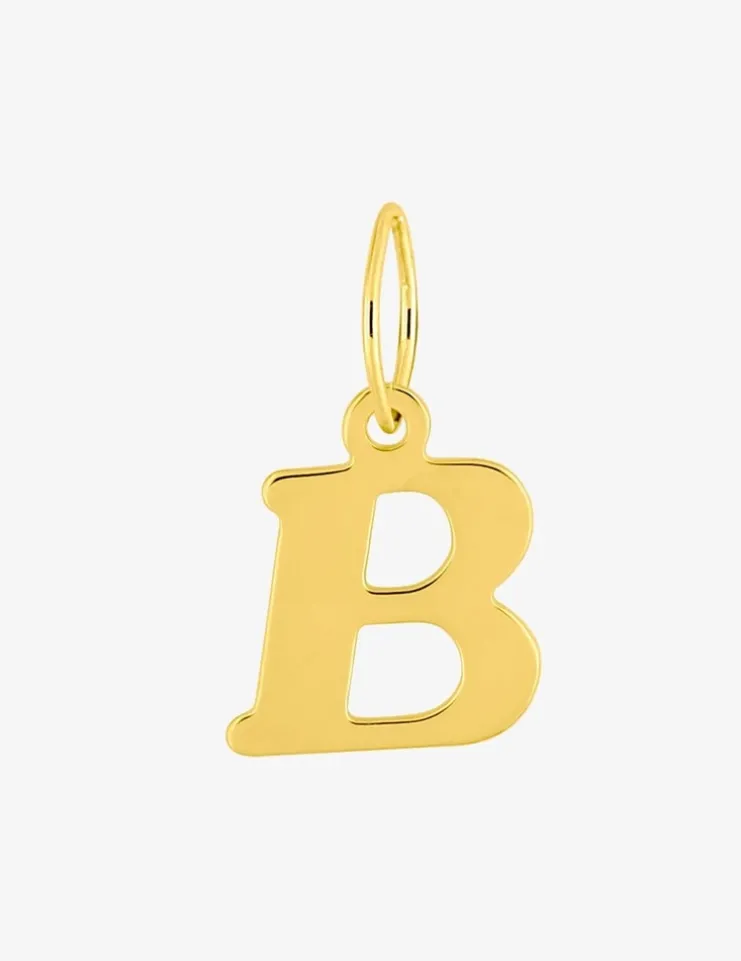 Pendentif lettre B en or jaune 375 ‰ SO OR