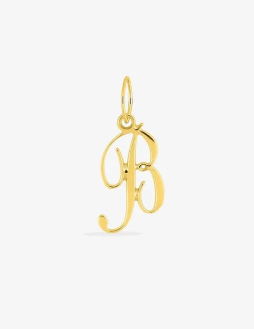 Pendentif lettre B en or jaune 375 ‰ SO OR