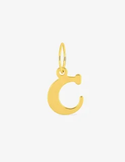 Pendentif lettre C en or jaune 375 ‰ SO OR