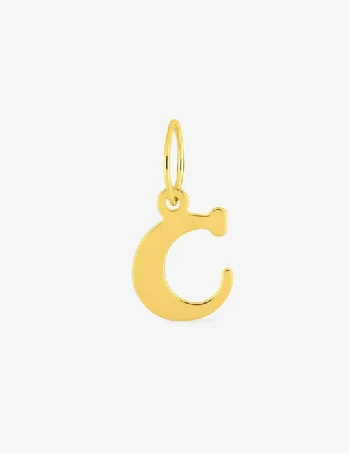 Pendentif lettre C en or jaune 375 ‰ SO OR