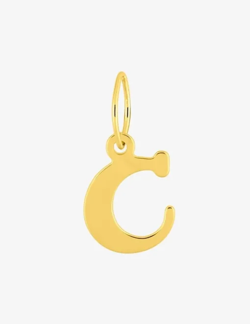 Pendentif lettre C en or jaune 375 ‰ SO OR
