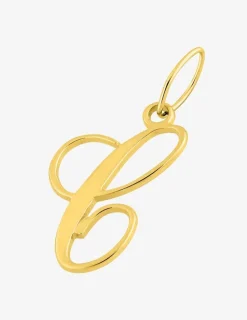 Pendentif lettre C en or jaune 375 ‰ SO OR