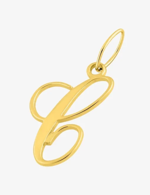 Pendentif lettre C en or jaune 375 ‰ SO OR