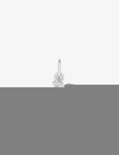 Pendentif lettre H argent 925‰ rhodié et oxydes de zirconium SO OR
