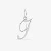 Pendentif lettre I anglaise argent 925‰ rhodié SO OR