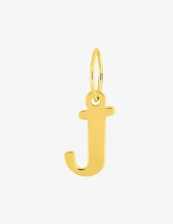 Pendentif lettre J en or jaune 375 ‰ SO OR