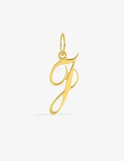 Pendentif lettre J en plaqué or SO OR