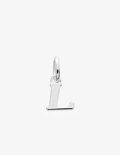 Pendentif lettre L argent 925‰ rhodié SO OR