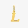 Pendentif lettre L en or jaune 375 ‰ SO OR