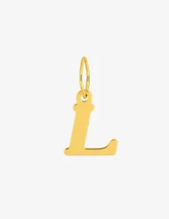 Pendentif lettre L en or jaune 375 ‰ SO OR