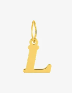 Pendentif lettre L en or jaune 375 ‰ SO OR