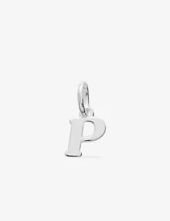 Pendentif lettre P argent 925‰ rhodié SO OR